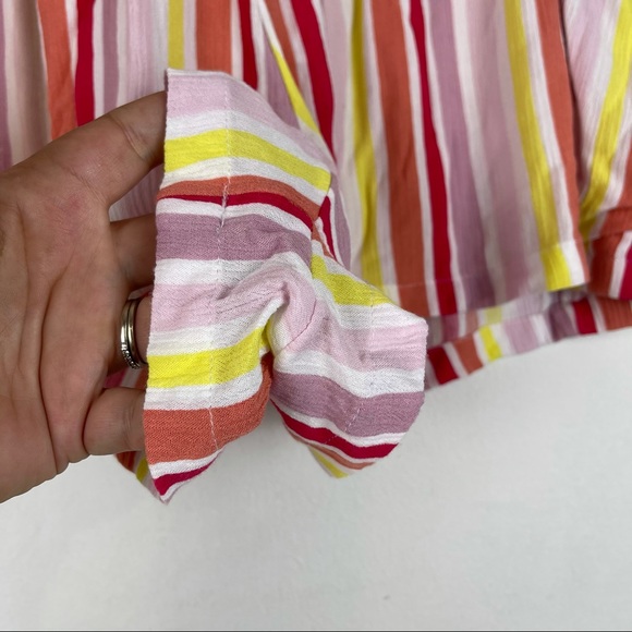 Roxy Rainbow Stripe Elastic Waist Flowy Shorts NWT Size S - Picture 4 of 7